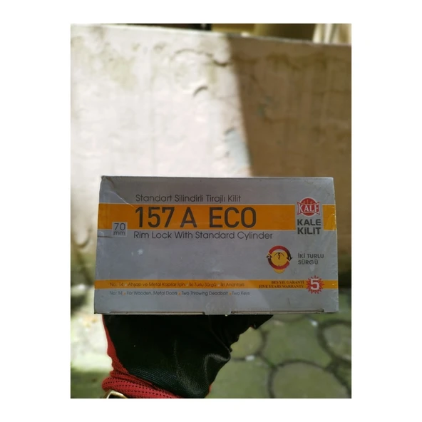 Kale 157 A Eco Tirajlı Demir Kapı Kilidi ürün görseli 1