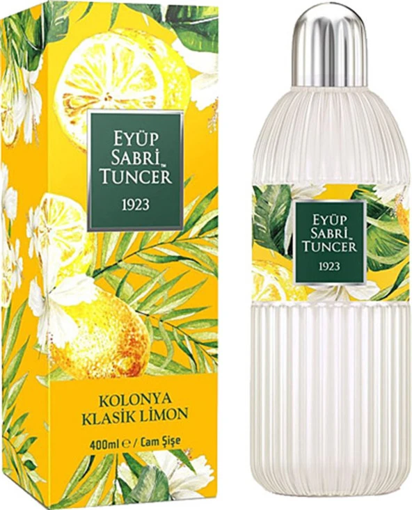 Eyüp Sabri Tuncer Limon Kolonyası Cam Şişe 400 ML ürün görseli 1