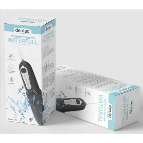 Dentac Waterfull  Portatif Ağız Temizleme Duşu Siyah ürün görseli 1