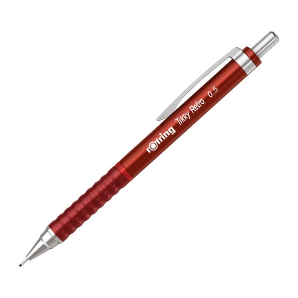 Rotring Tikky Retro Metalik Versatil Kalem Uçlu Kalem 0.5 Metalik Kırmızı ürün görseli 1