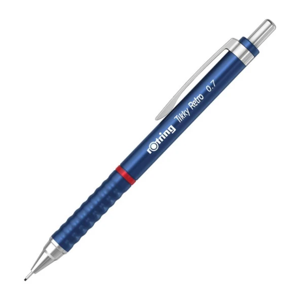 Rotring Tikky Retro Metalik Versatil Kalem Uçlu Kalem 0.7 Metalik Mavi ürün görseli 1