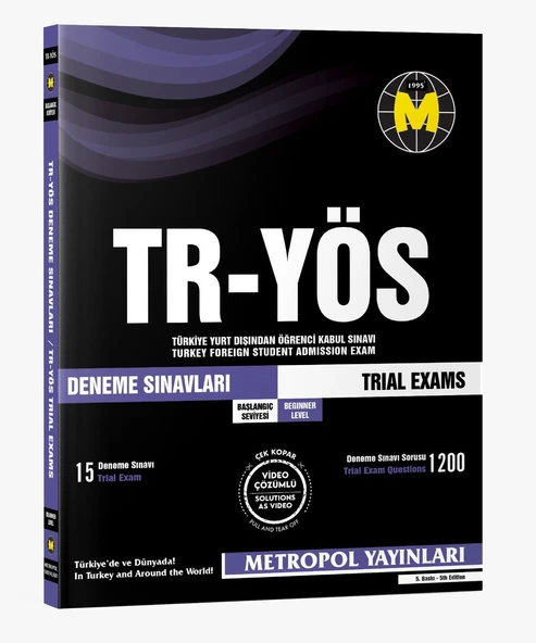 TR-YÖS DENEME SINAVLARI (BAŞLANGIÇ SEVİYESİ) (15 FASİKÜL DENEME) ürün görseli 1