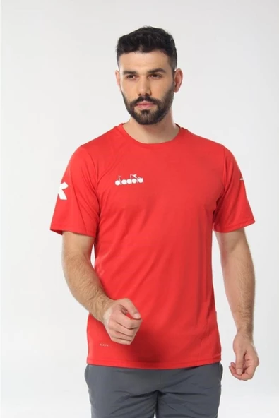 Diadora Nacce Erkek Kırmızı T-Shirt - 16TSR05 ürün görseli 1
