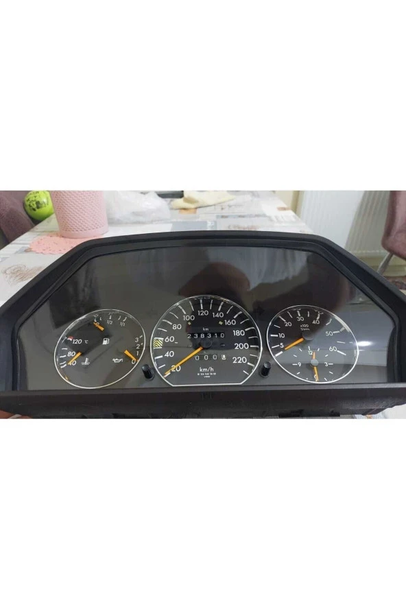 Mercedes W126 Gösterge Krom Kadran Halka W126 Gösterge Çerçevesi W126 Gösterge Halkası ürün görseli 1