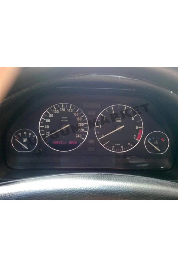 Bmw E34 Gösterge Krom Halkası, Bmw E34 Kadran Çerçevesi, Bmw Gösterge Çerçevesi ürün görseli 1
