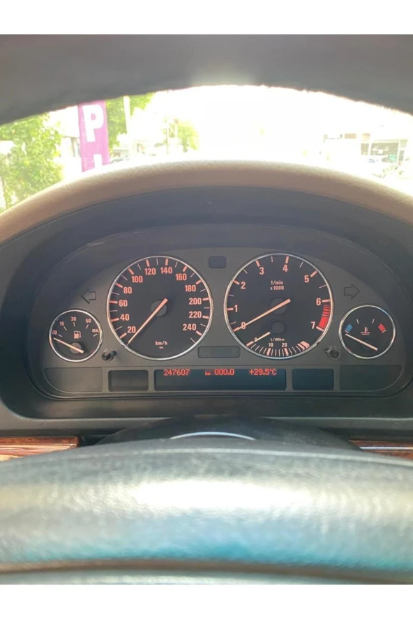 Bmw E39 Gösterge Krom Halkası, Bmw 5 Seri E39 Krom Kadran Çerçevesi Seti, Bmw Gösterge Çerçevesi ürün görseli 1