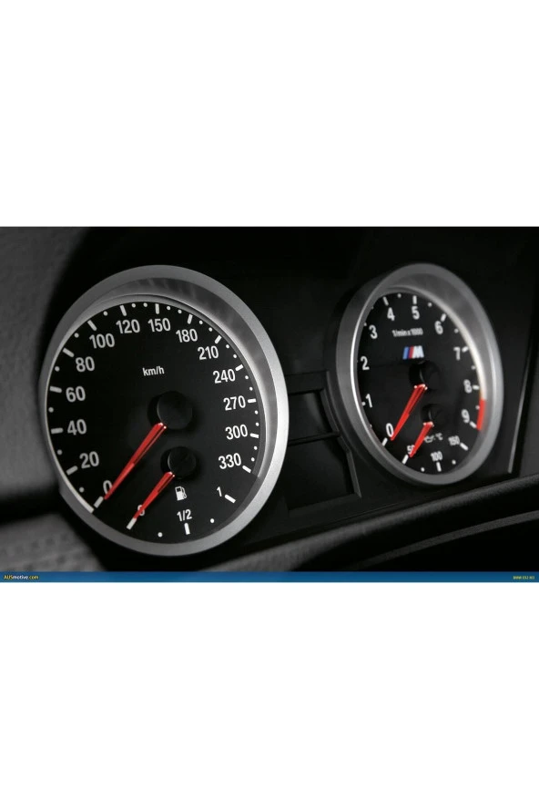 BMW E90 Krom Gösterge Kadran Halka Çerçevesi Seti BMW E90 Gösterge Krom Çerçeve ürün görseli 1