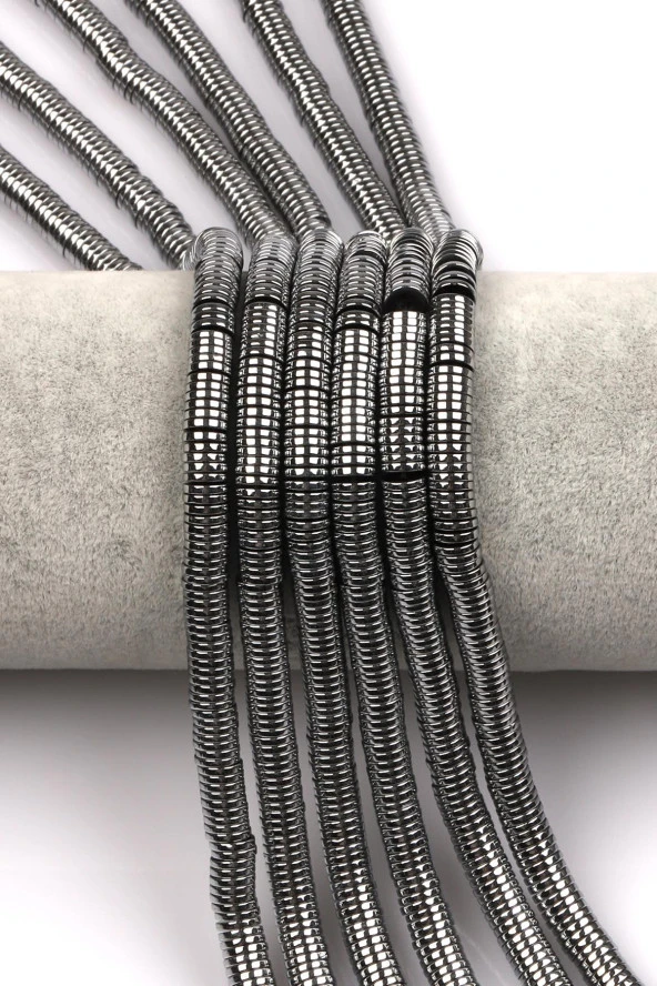 Hematit Dizi 1 x 6 mm Pul Kesim ürün görseli 1