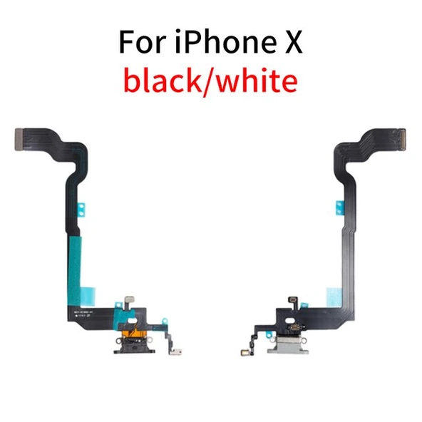Tkgz İPhone X FULL Şarj Soketi (BEYAZ) ürün görseli 1