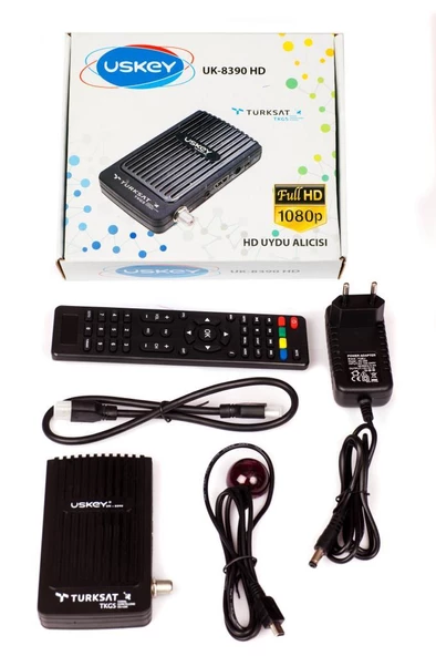 USKEY UK-8390HD FULL HD MINI UYDU ALICISI ürün görseli 1