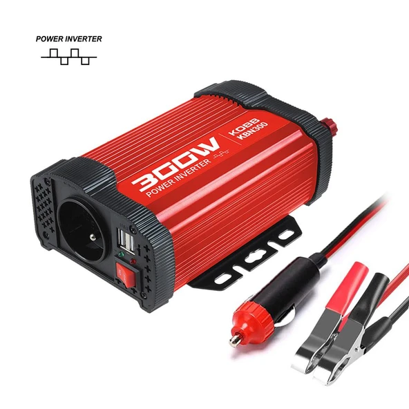 KOBB KBN300 12V/220V 300Watt Modifiye Sinüs Dönüştürücü İnvertör ürün görseli 1