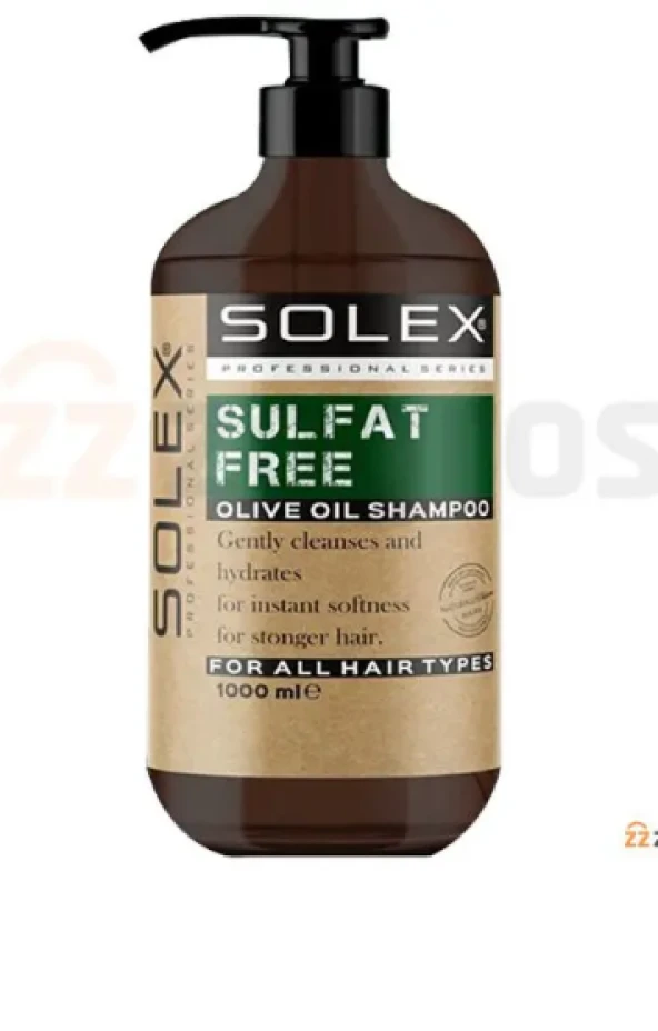 SOLEX SULFAT FREE ZEYTİN YAĞLI ŞAMPUAN TUZSUZ 1000ML-TÜM SAÇLAR ürün görseli 1