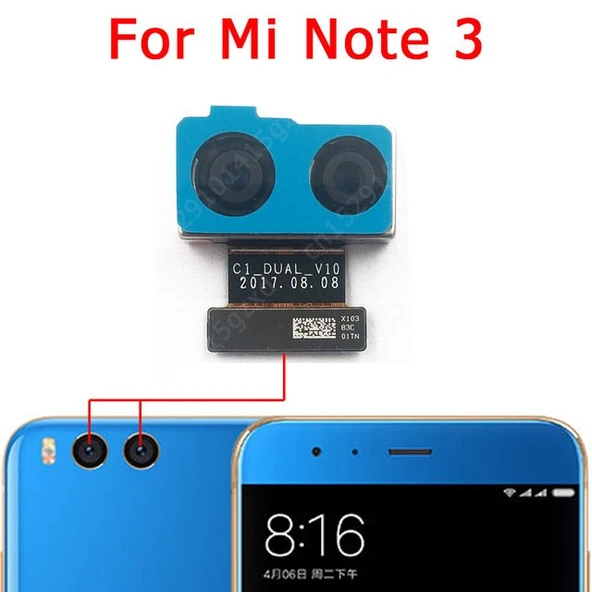 Tkgz Xiaomi Mİ Note 3 Arka Kamera Orj ürün görseli 1