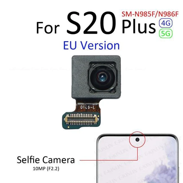 Tkgz Samsung Galaxy S20 PLUS Ön Kamera (Orjinal) ürün görseli 1