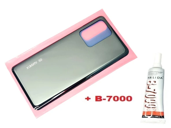 Tkgz Xiaomi Mi 11T Arka Pil Batarya Kapağı (CAM+B-7000) SİYAH ürün görseli 1