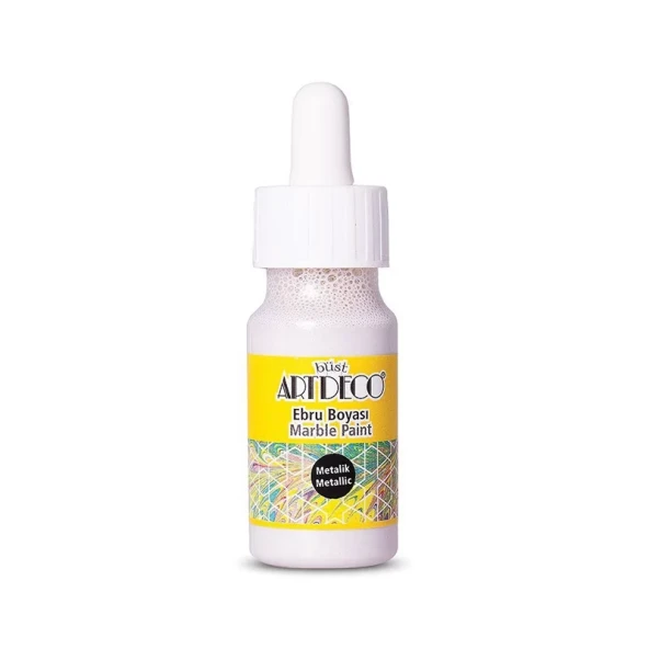 Artdeco Ebru Boyası 30ml Metalik Sedef No:20 ürün görseli 1
