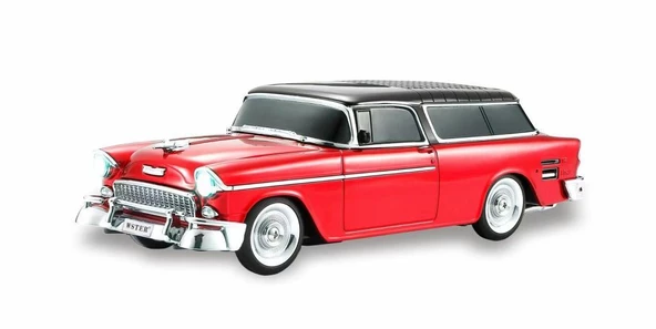 Torima WS-1955 Klasik Araba Usb-Tf-Fm Radyo Bluetooth Hoparlör Kırmızı ürün görseli 1