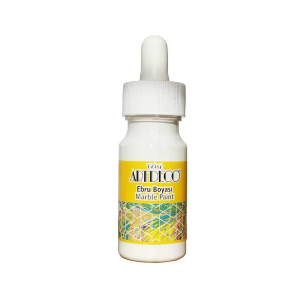ARTDECO 016B EBRU BOYASI 01 SARI 30ml ürün görseli 1