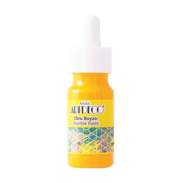 ARTDECO 016B EBRU BOYASI 02 KOYU SARI 30ml ürün görseli 1