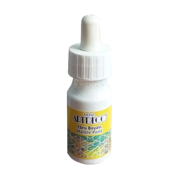ARTDECO 016B EBRU BOYASI 19 BEYAZ 30ml ürün görseli 1