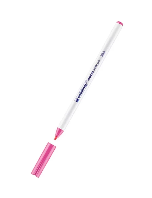 EDDİNG 4600 T-SHİRT BOYAMA KALEMİ FOSFORLU PEMBE ürün görseli 1