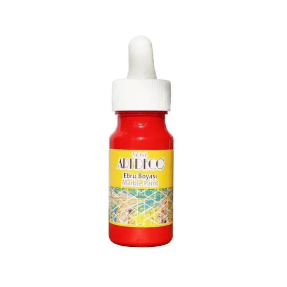 ARTDECO 016B EBRU BOYASI 05 KIRMIZI 30ml ürün görseli 1
