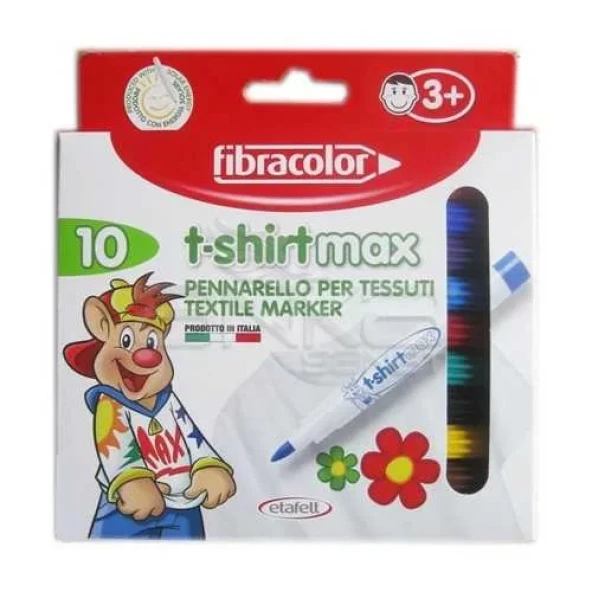 Fibracolor T-shirtmax Tekstil Kalemi Set 10lu ürün görseli 1
