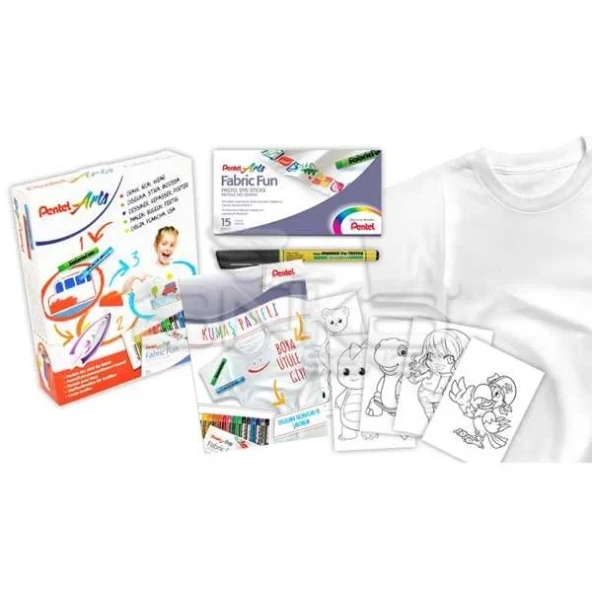 Pentel Fabric Fun Kumaş Pasteli Kod:PTS15/NM10 ürün görseli 1