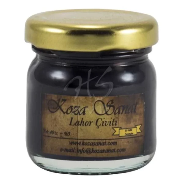Koza Sanat Ezilmiş Ebru Boyası Pigment Lahor Çiviti 40ml ürün görseli 1