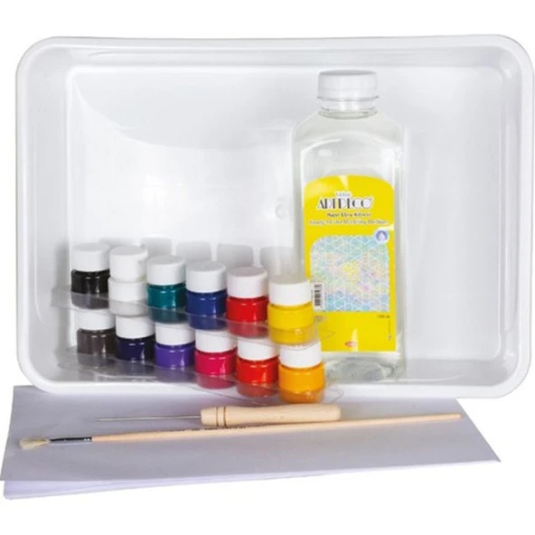 Artdeco Ebru Başlangıç Seti 12x15ml - Resim 2