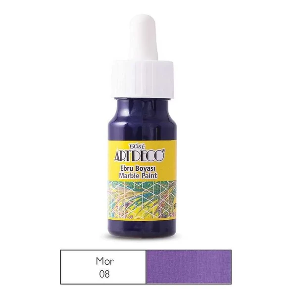 Artdeco Ebru Boyası 30 ml Mor ürün görseli 1