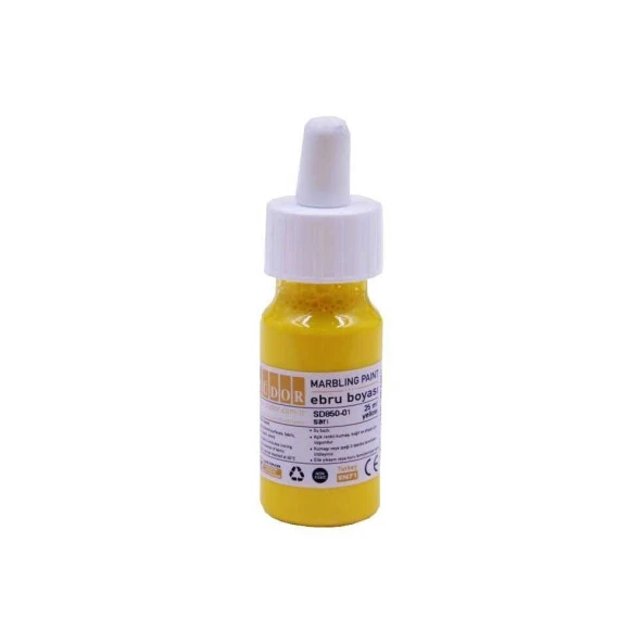 Südor Ebru Boyası 25 ml Limon Sarı ürün görseli 1