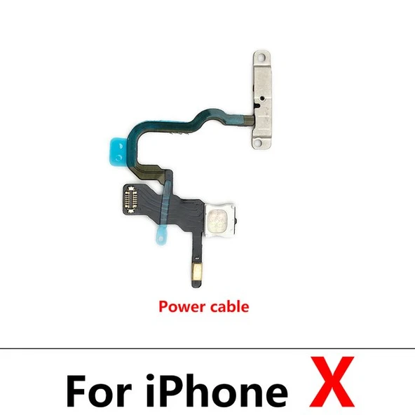 iPhone X On Off Power Flash Üst Mikrofon Filmi Flex ürün görseli 1