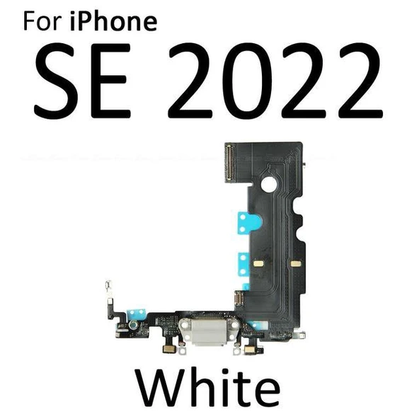 iPhone SE 2020 FULL Şarj Soketi (BEYAZ) ürün görseli 1