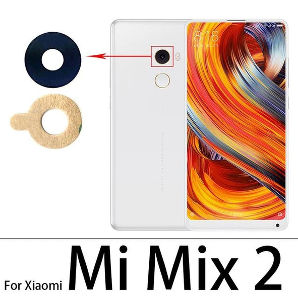 Xiaomi Mİ MİX 2 Arka Kamera Camı Lens Yapışkanlı ürün görseli 1