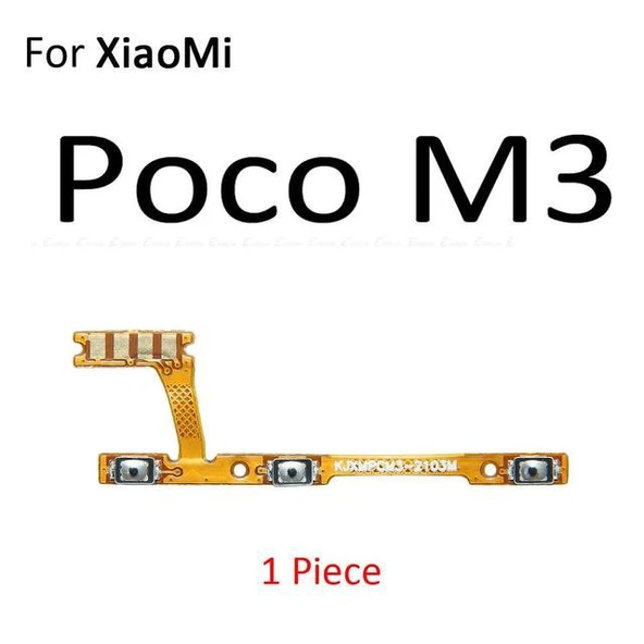 Xiaomi Redmi 9T/POCOPHONE M3 On Off Yan Ses Filmi ürün görseli 1