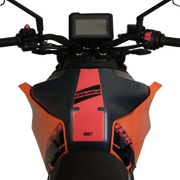 GP Kompozit KTM Duke 250 2024 Uyumlu Tank Pad Seti Turuncu ürün görseli 1
