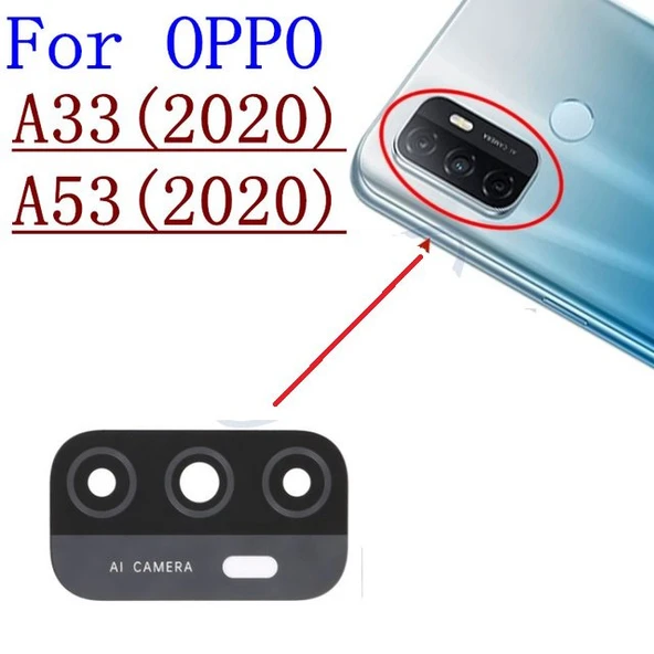 Oppo A53 Arka Kamera Camı Lens Yapışkanlı ürün görseli 1