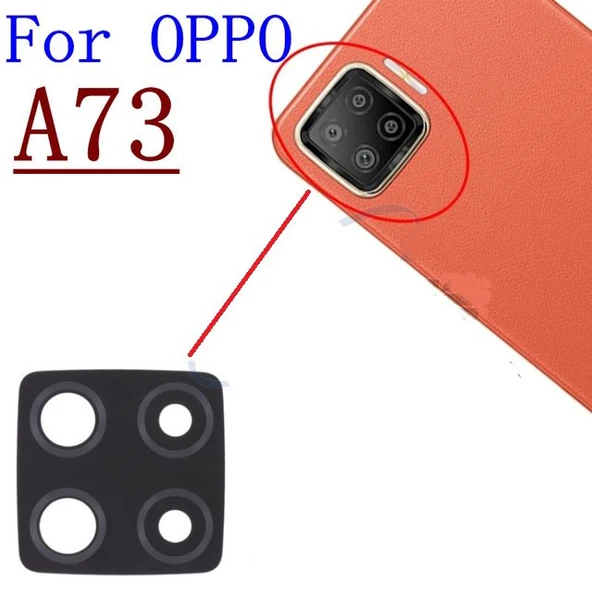 Oppo A73 2020 Arka Kamera Camı Lens Yapışkanlı ürün görseli 1
