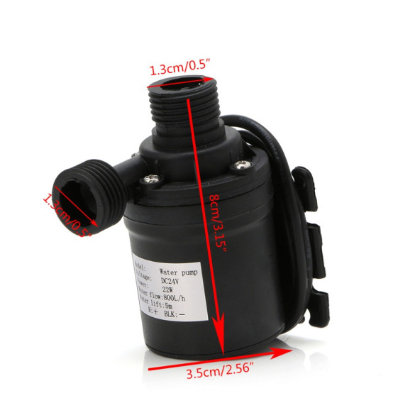 12 VOLT MİNİ DALGIÇ SU POMPASI (SAATTE 800 LİTRE POMPALAMA) - Resim 7