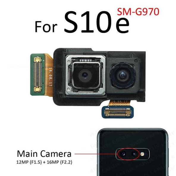Samsung Galaxy S10E Arka Kamera (Orjinal) ürün görseli 1