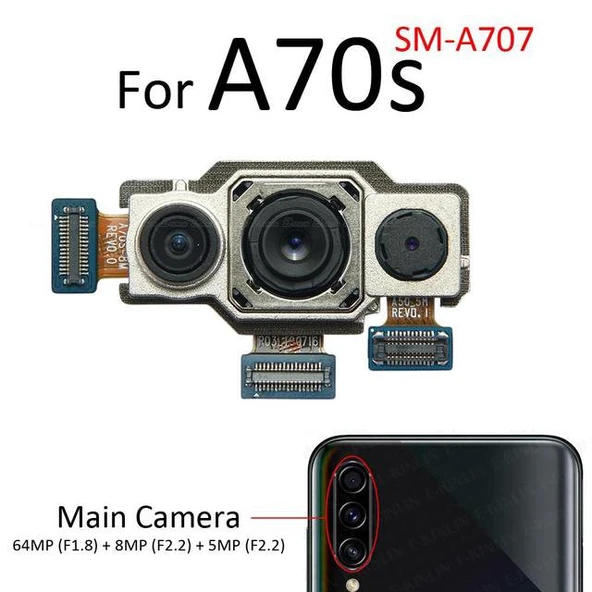 Samsung Galaxy A70S Arka Kamera (Orjinal) ürün görseli 1