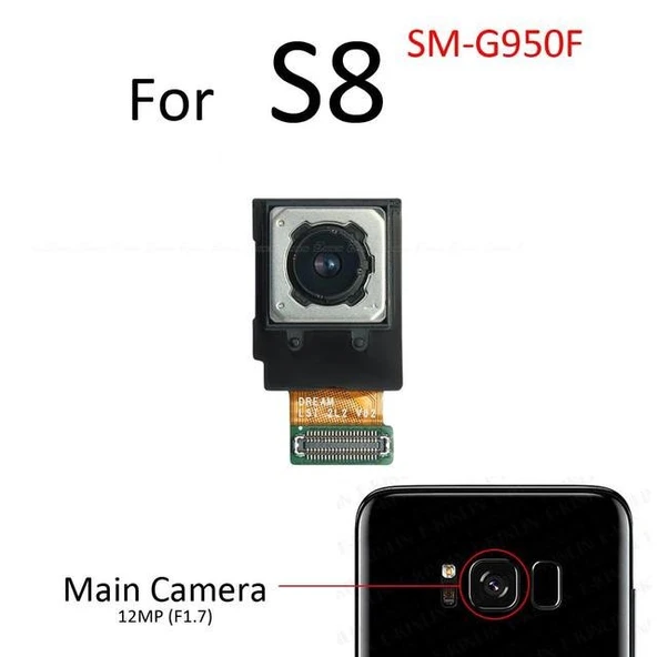 Samsung Galaxy S8 Arka Kamera ürün görseli 1