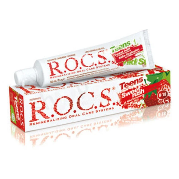 ROCS Teens Yaban Çileği Diş Macunu 60ml ürün görseli 1