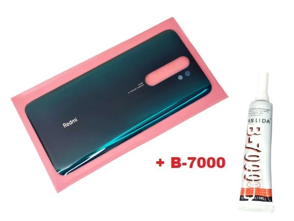 Xiaomi Redmi NOTE 8 PRO Arka Pil Batarya Kapağı (CAM+B-7000) YEŞİL ürün görseli 1