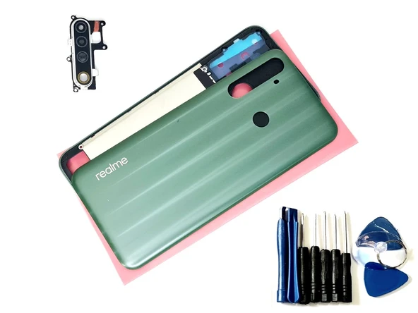 Oppo Realme 6İ KASA Arka Pil Batarya Kapağı (TAMİR SETİ) YEŞİL ürün görseli 1
