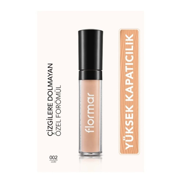 Flormar Perfect Coverage Hafif Yapılı Kapatıcı 002 Ivory: Sıcak Alt Ton ürün görseli 1