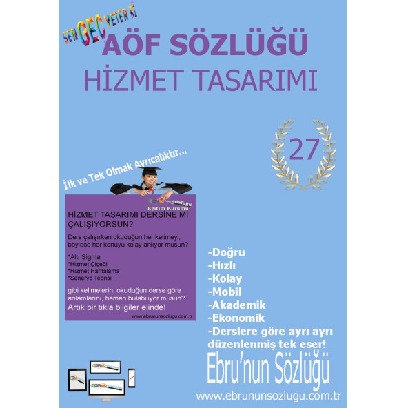 AÖF İİBF Ebrunun Sözlüğü Hizmet Tasarımı E- Sözlük ürün görseli 1