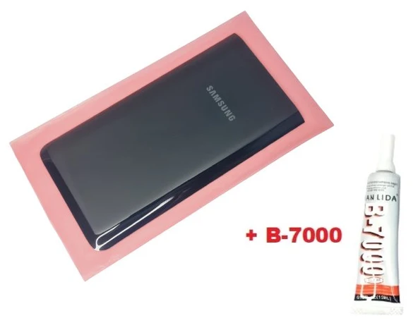 Samsung Galaxy A80 Arka Pil Batarya Kapağı (CAM ORJİNAL) B-7000 SİYAH ürün görseli 1