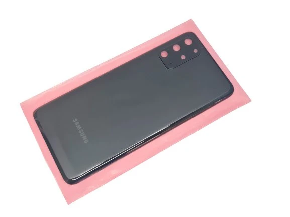 Samsung Galaxy S20 PLUS Arka Pil Batarya Kapağı (CAM FULL LENSLİ ORJİNAL) SİYAH ürün görseli 1